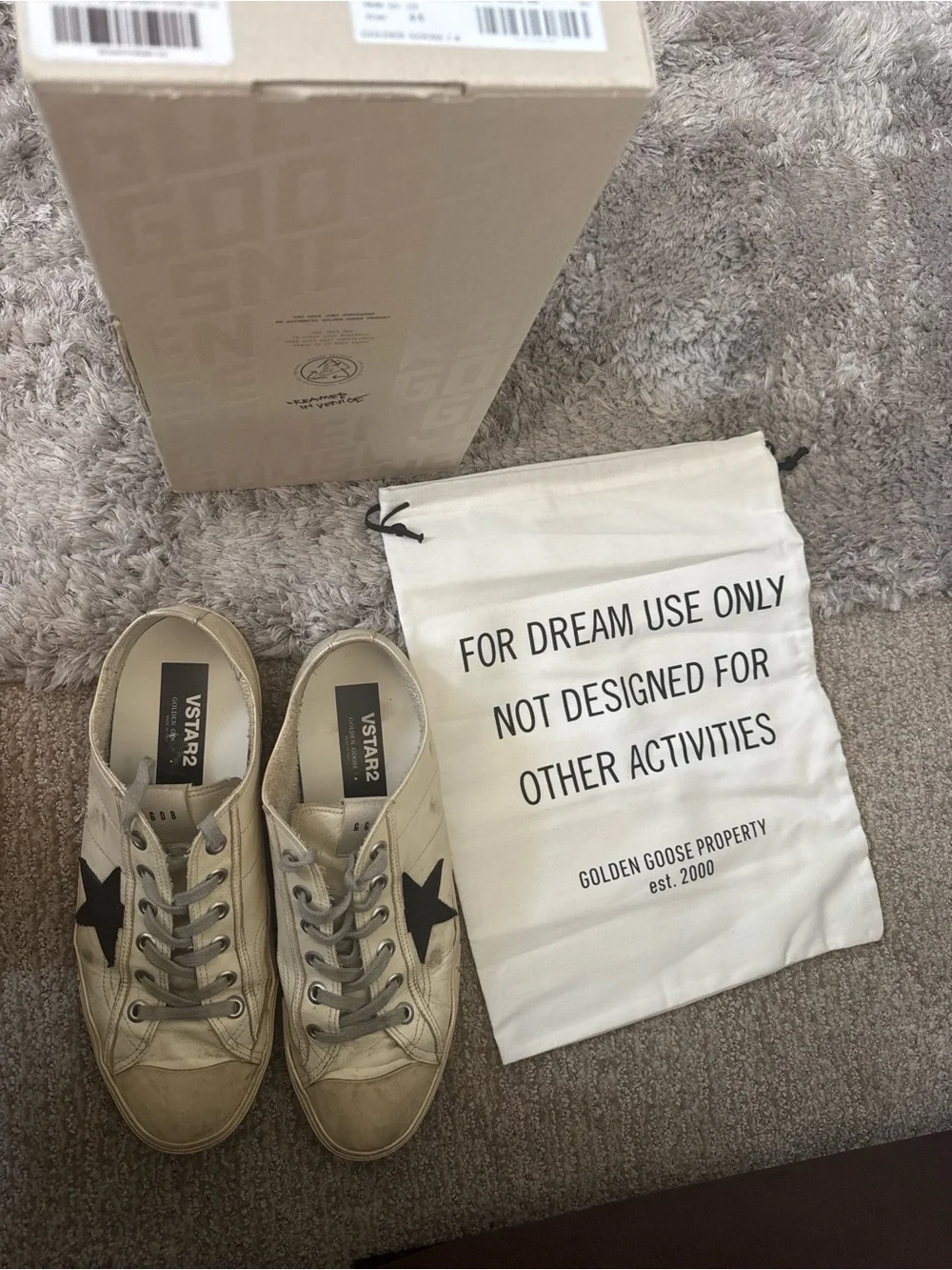 Golden Gooses V2 Size 13 Beige. 100% legit. Retail was $675